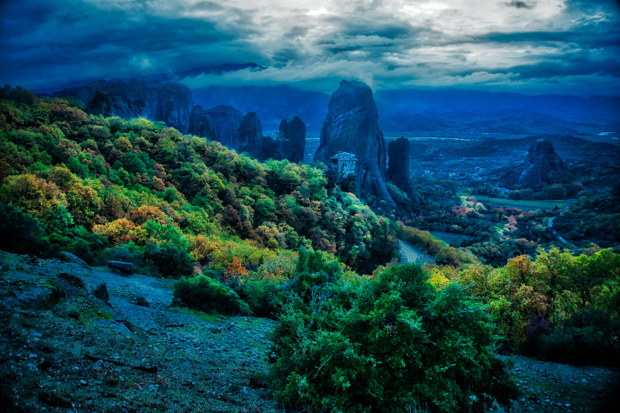 Sony Alpha NEX-6 sample photo. Meteora rocks photography