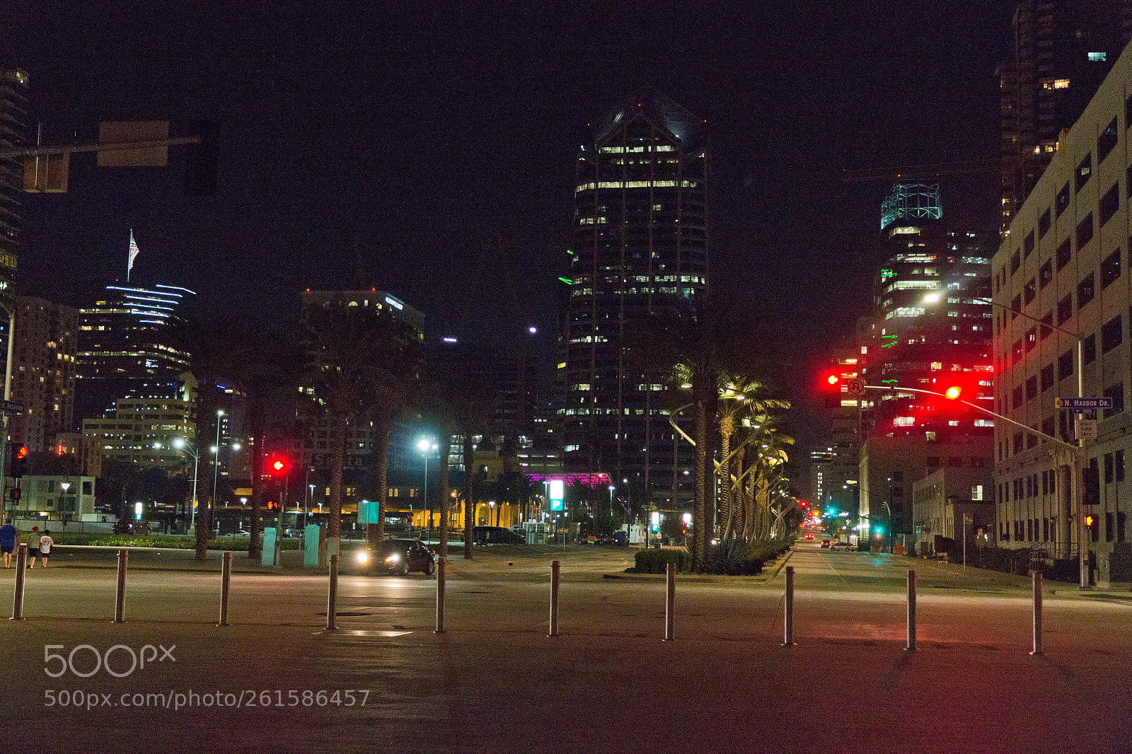 Canon EOS 60D sample photo. San diego night city photography