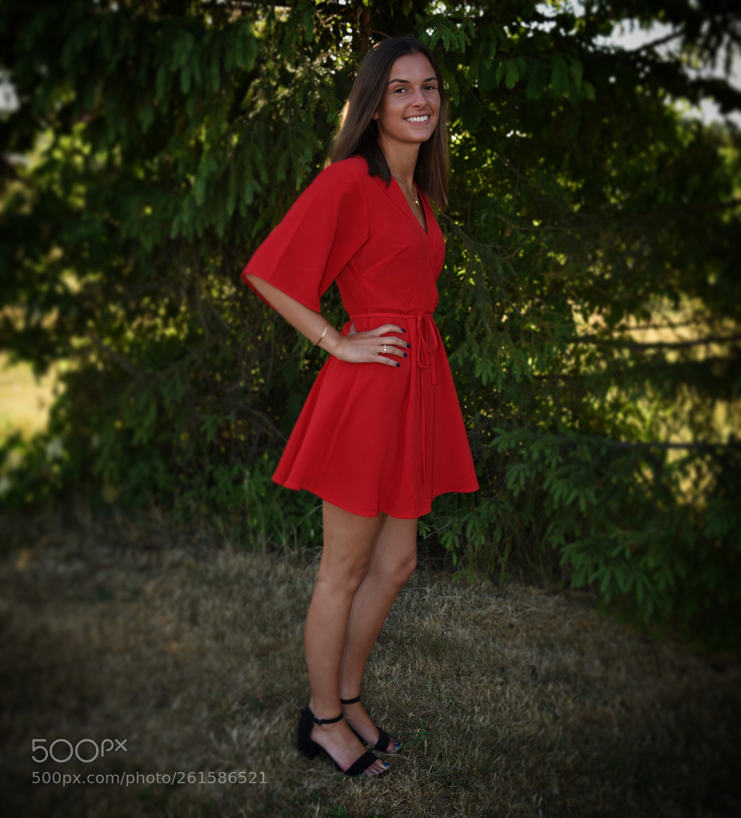 Nikon D750 sample photo. Women in red  photography