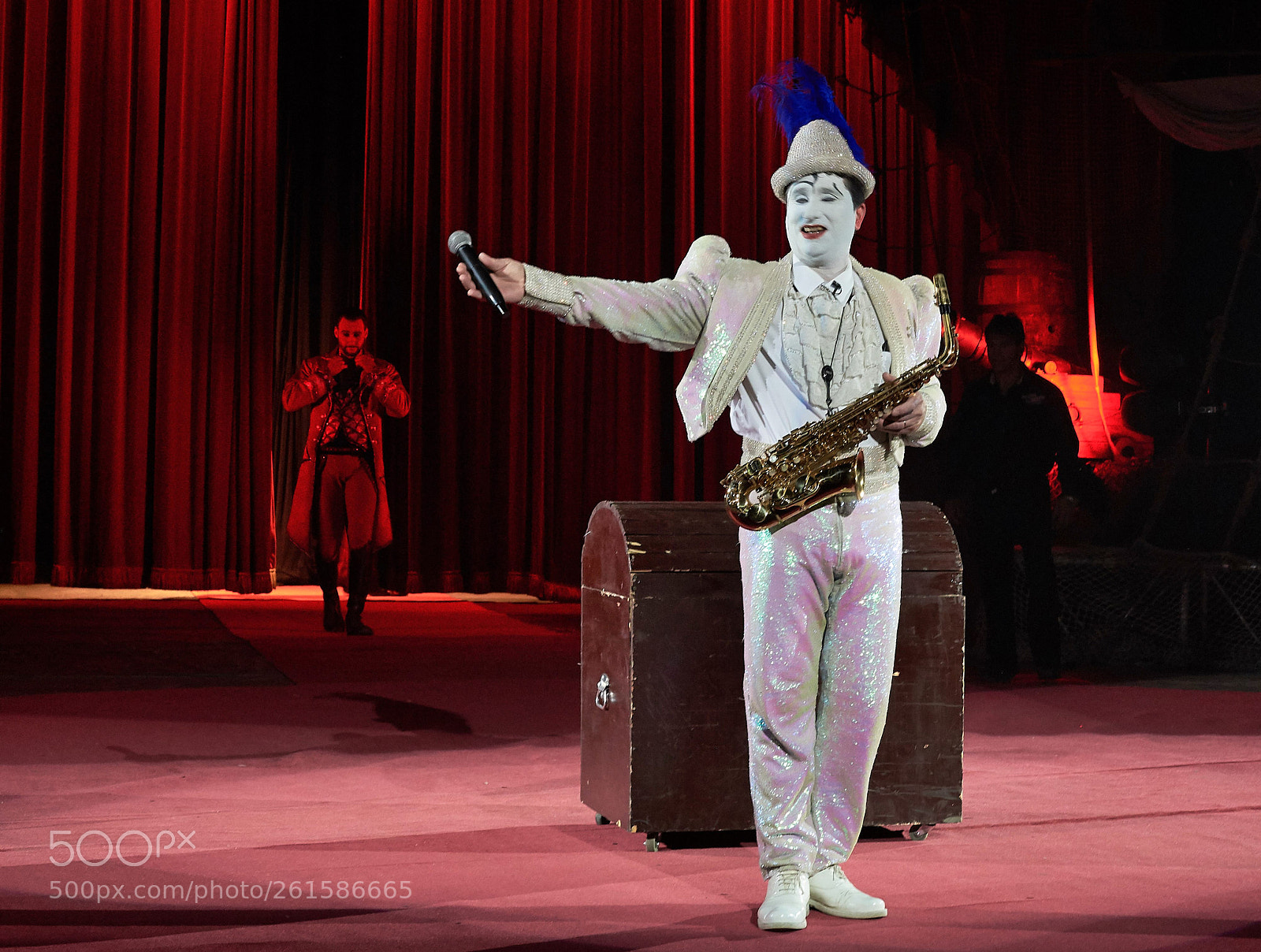 Nikon D750 sample photo. White face clown photography