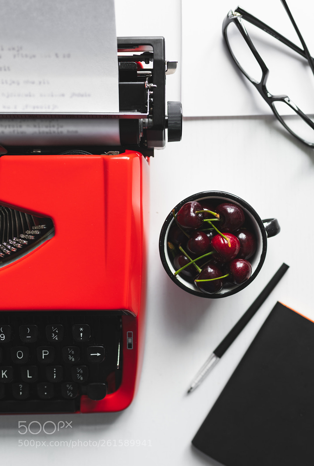 Nikon D850 sample photo. Workplace with bright red photography