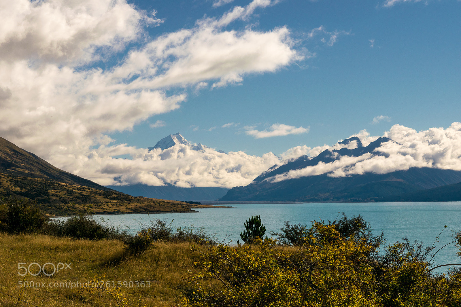Nikon D3300 sample photo. Cloudy mount cook photography