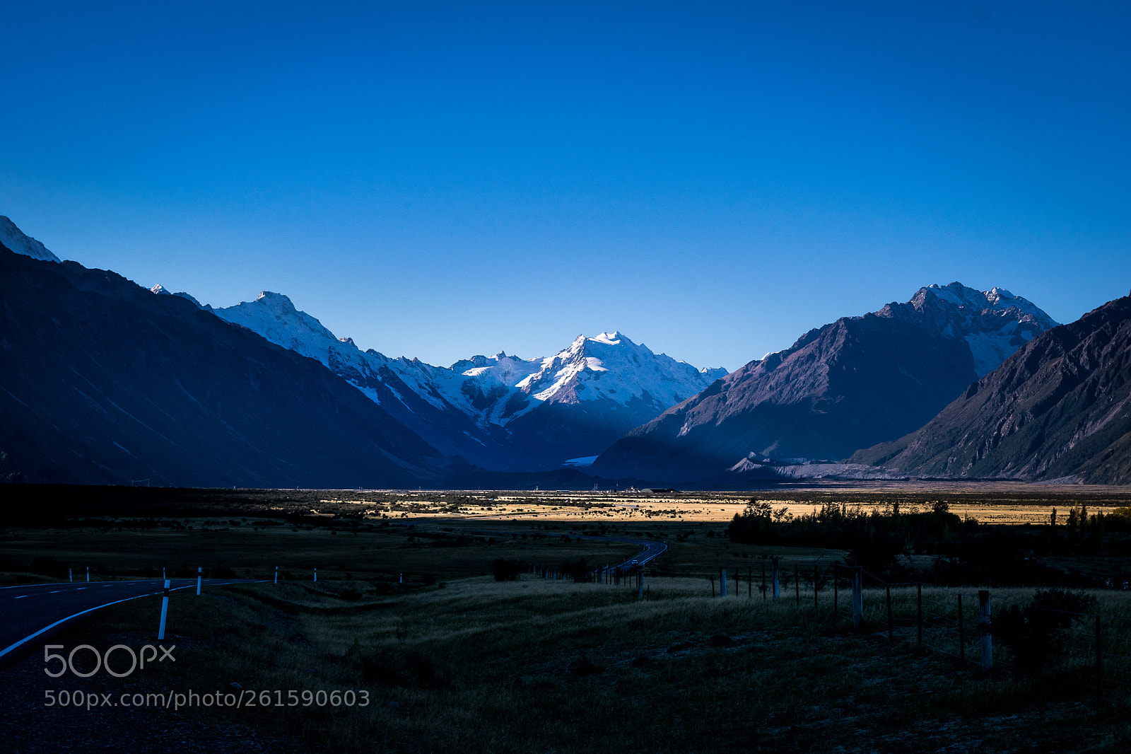 Nikon D3300 sample photo. Valley to mount cook photography