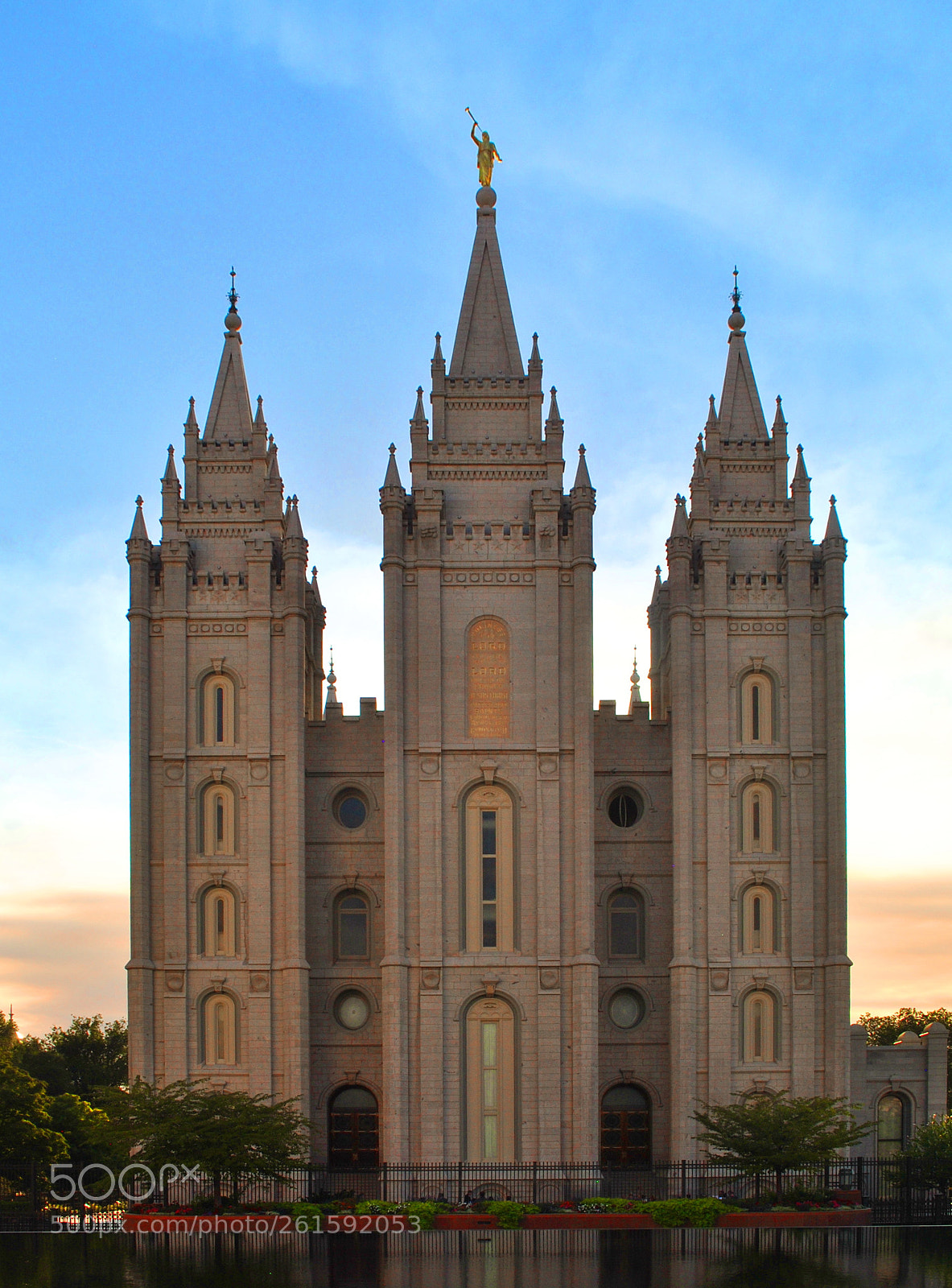 Nikon D3000 sample photo. Salt lake temple with photography