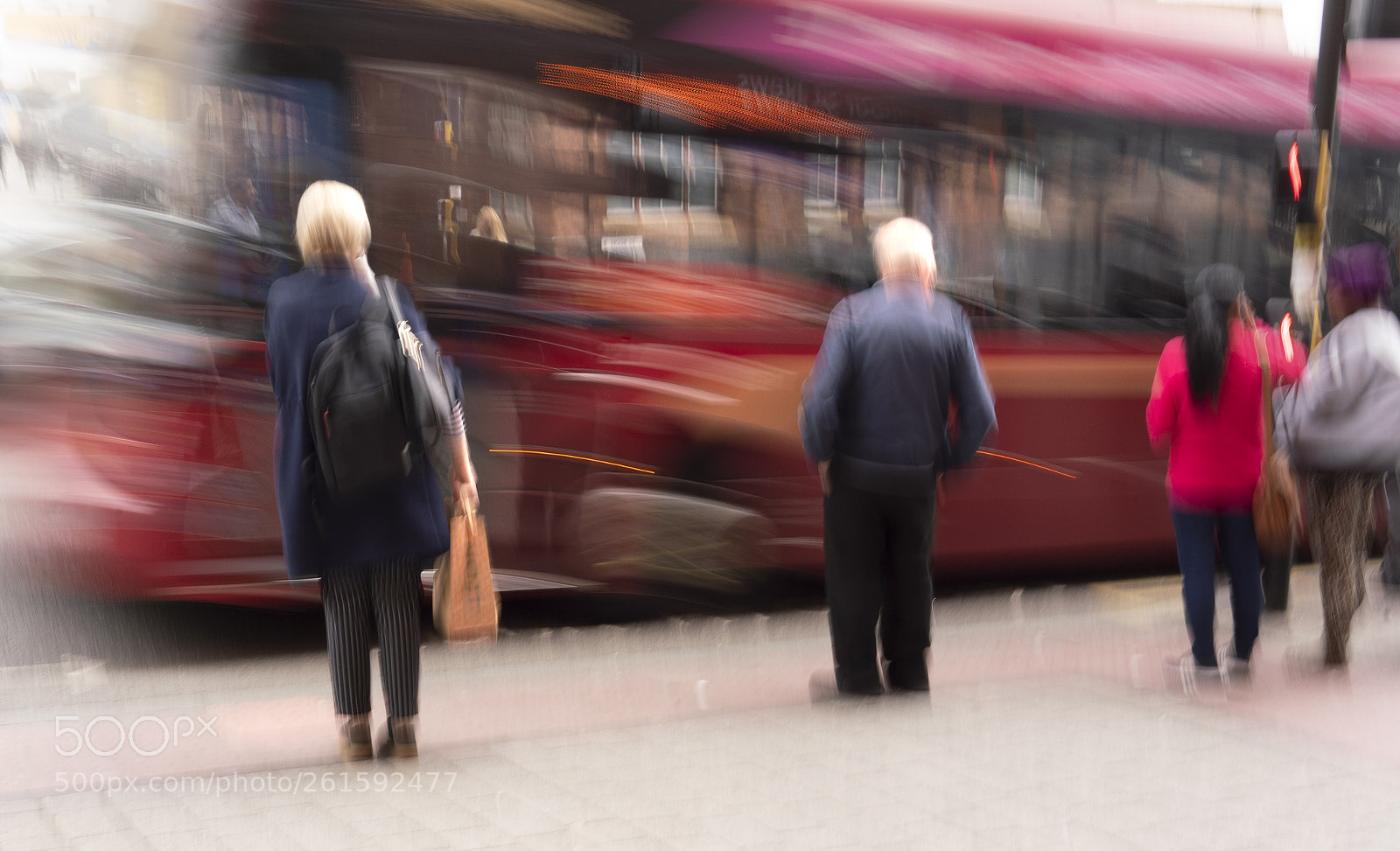 Sony a7R III sample photo. At the bus stop photography