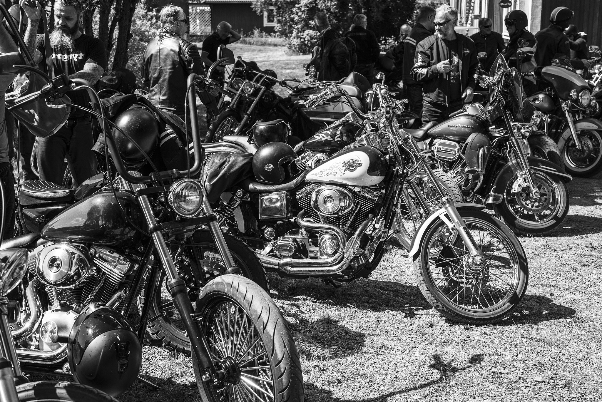 Leica M (Typ 240) sample photo. Bikers raise money for the lions cancer research fund photography