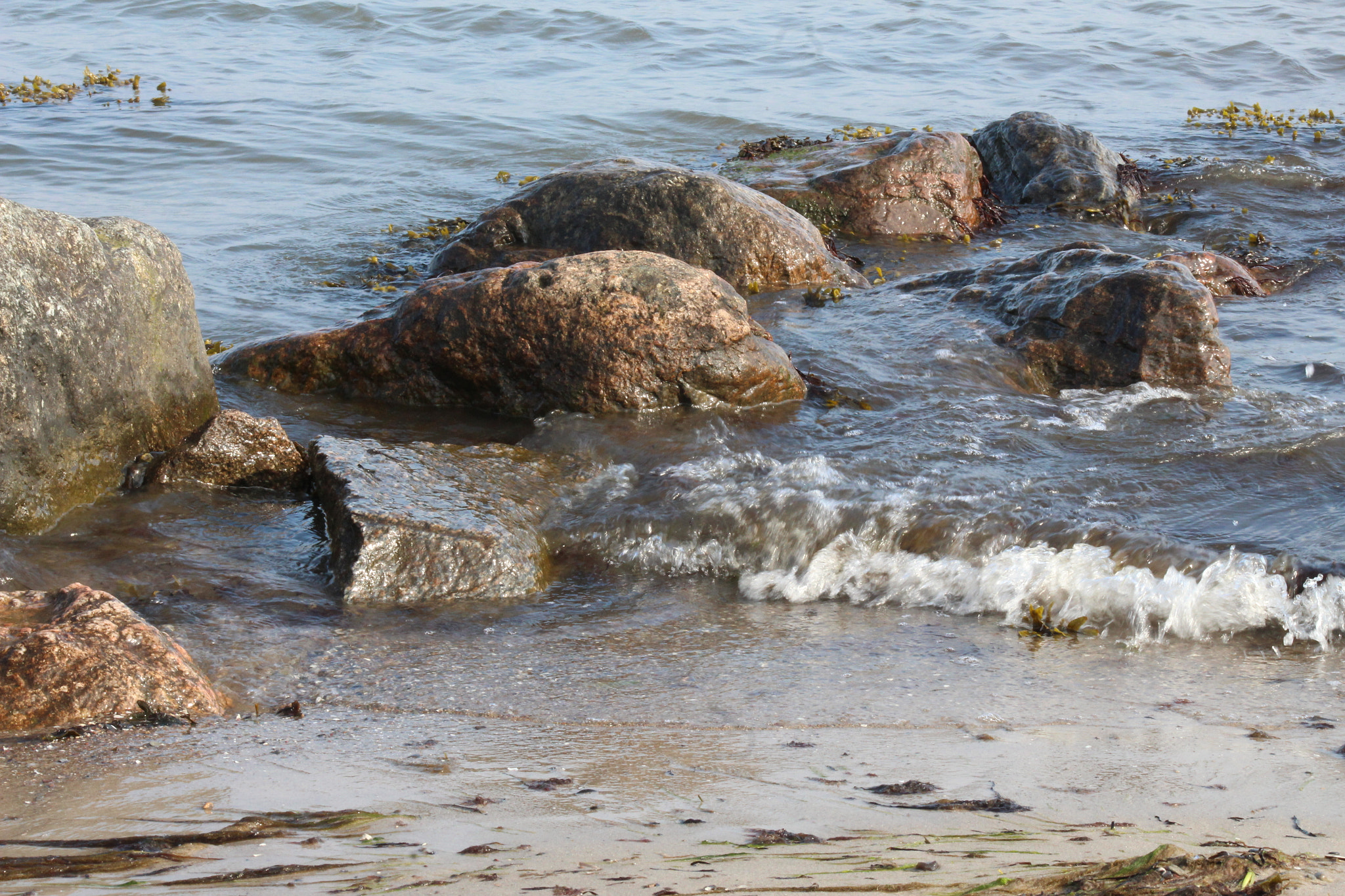 Canon EF 75-300mm f/4-5.6 sample photo. Spur dike at the baltic sea photography