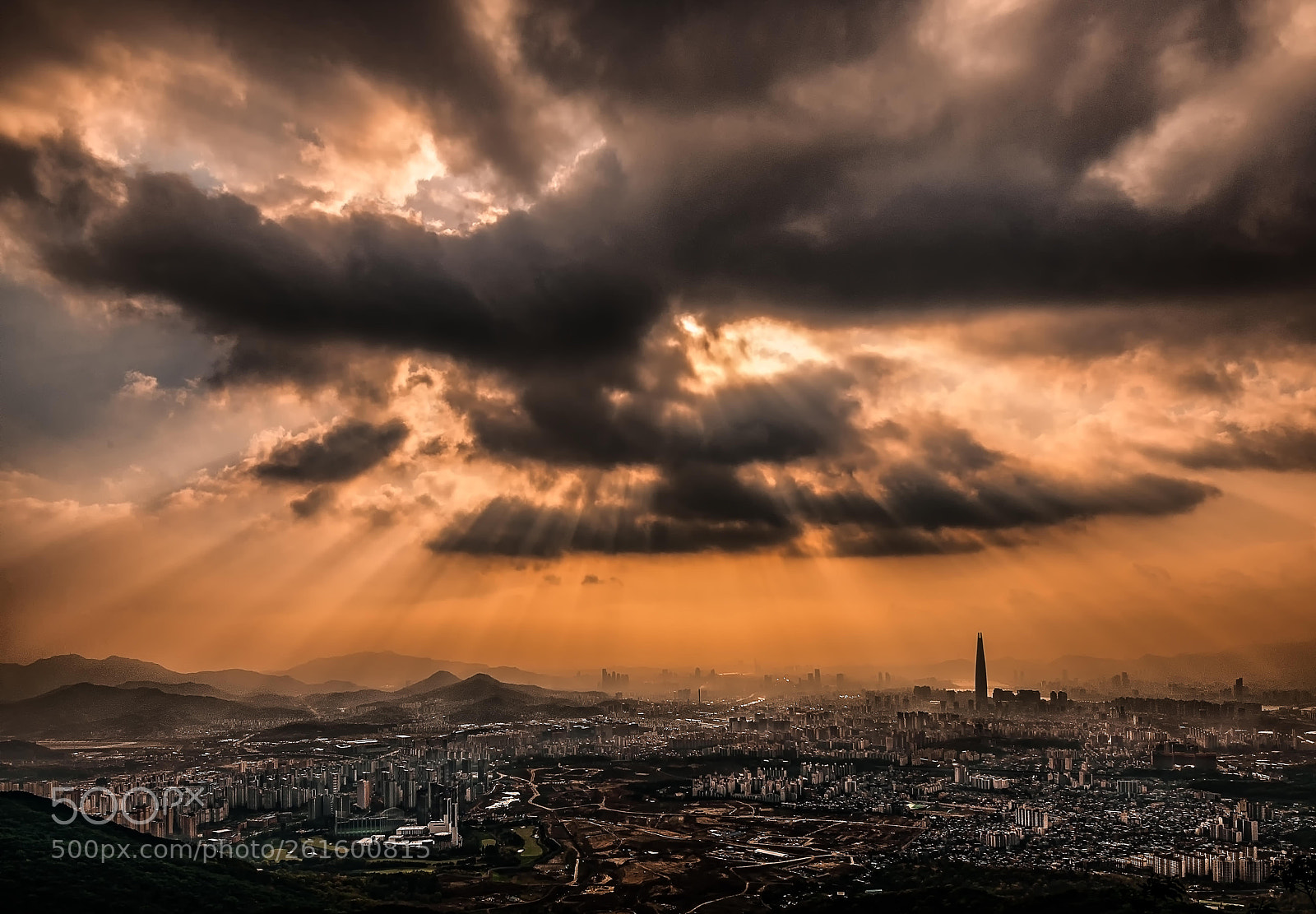 Nikon D610 sample photo. Sunrays to gangnam photography