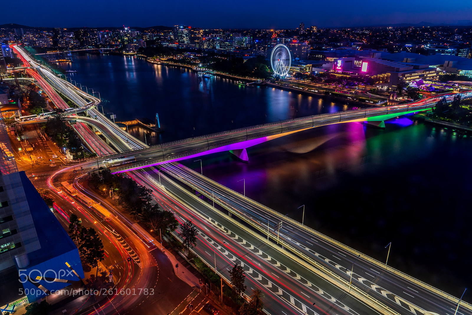 Nikon D750 sample photo. Brisbane city at night photography