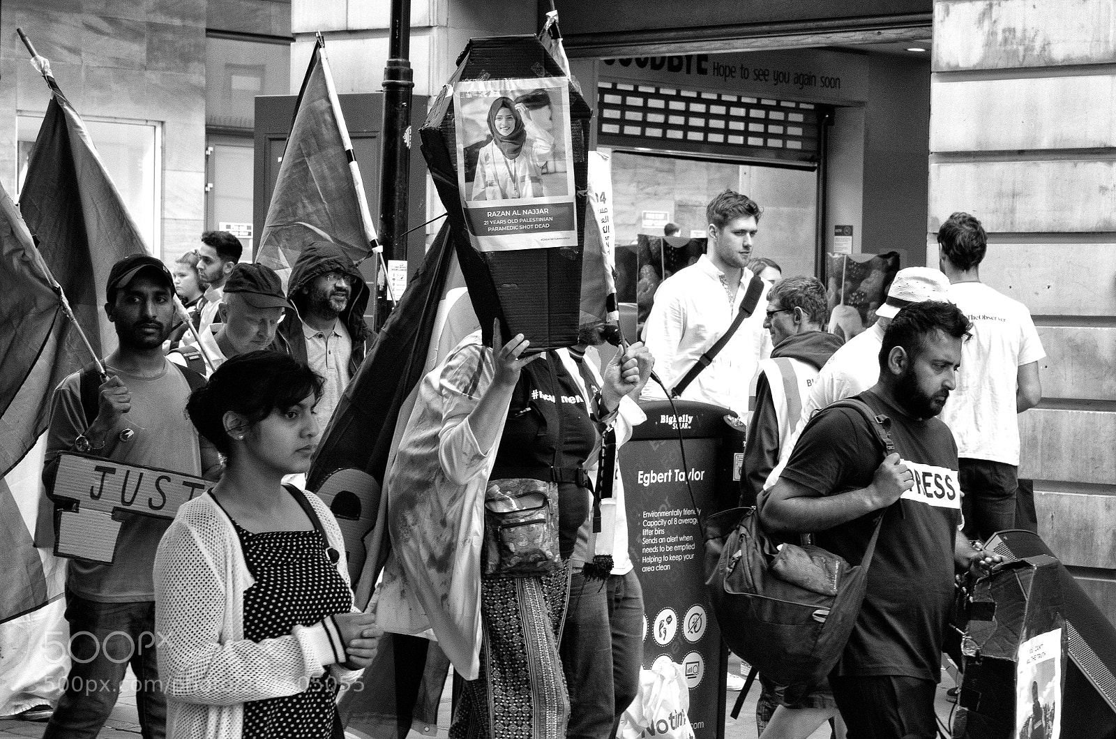 Canon EOS 80D sample photo. Anti-israel protesters, manchester photography