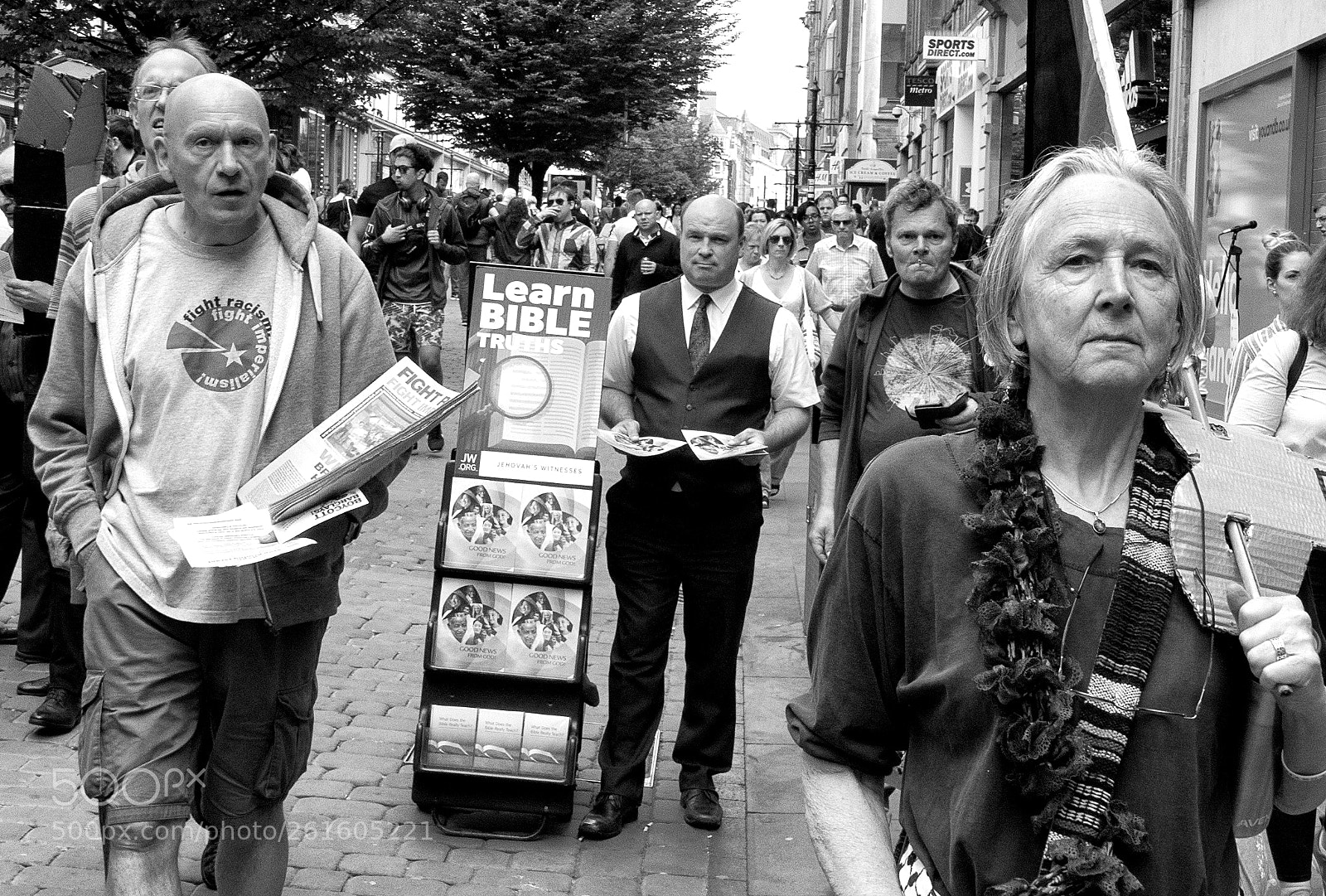 Canon EOS 80D sample photo. Anti-israel protesters, manchester photography