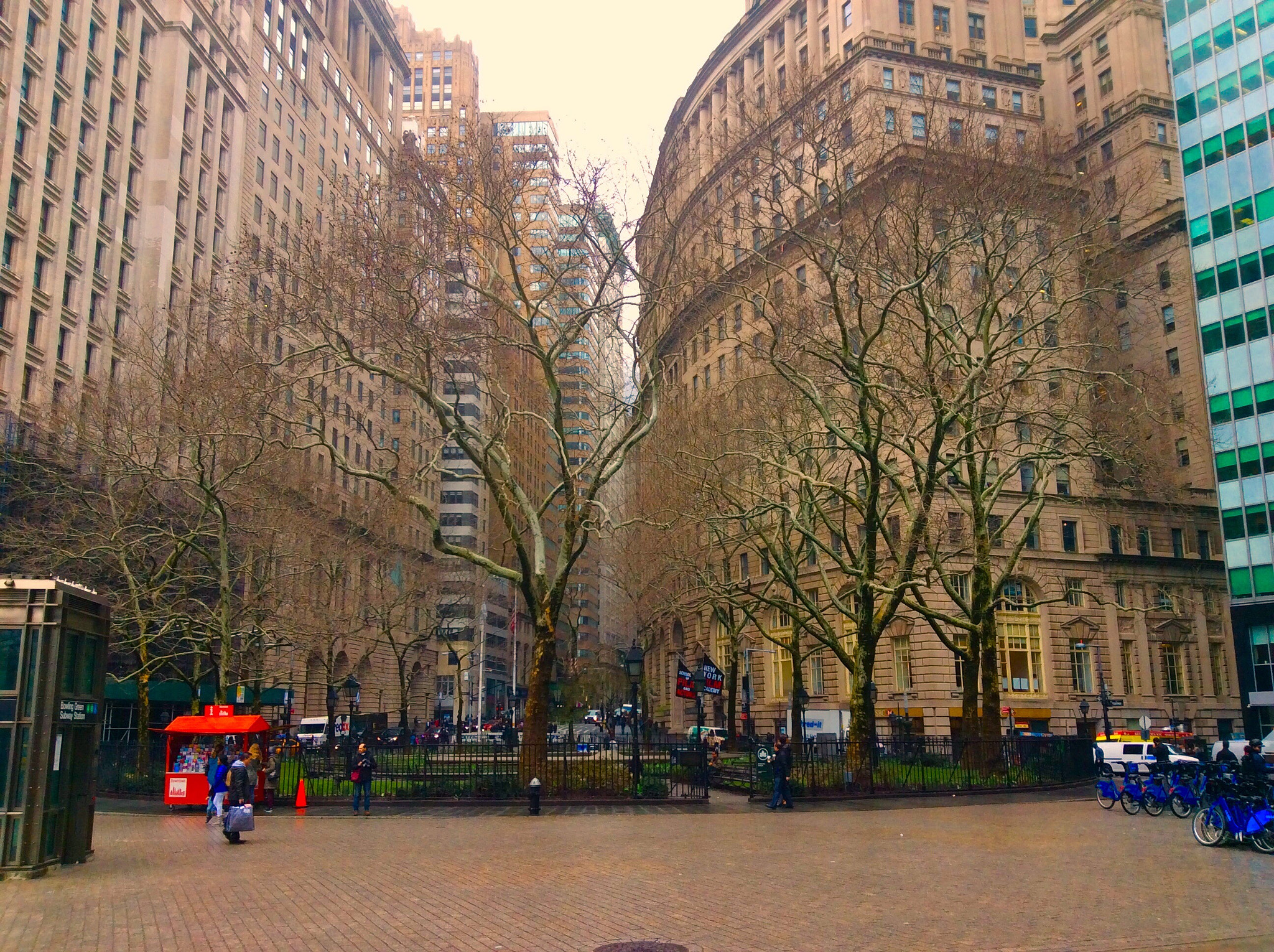 Apple iPad mini 2 sample photo. Trees between tall buildings! photography
