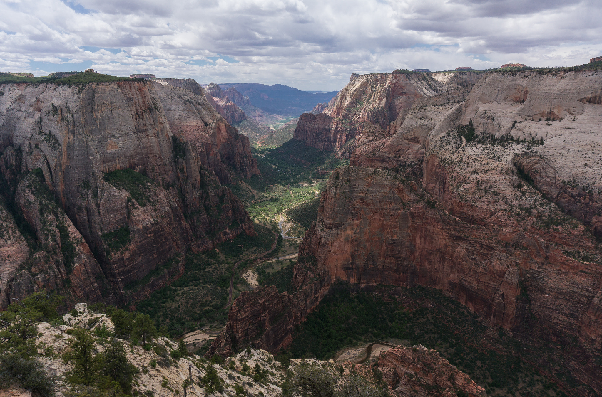 Sony Alpha NEX-6 sample photo. Zion from observation point photography