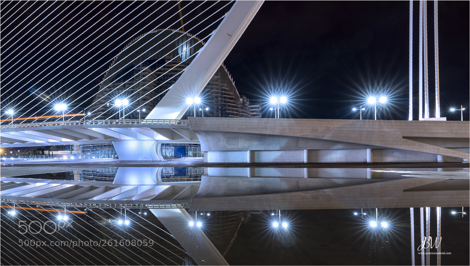 Sony a7R III sample photo. Road bridge at night photography