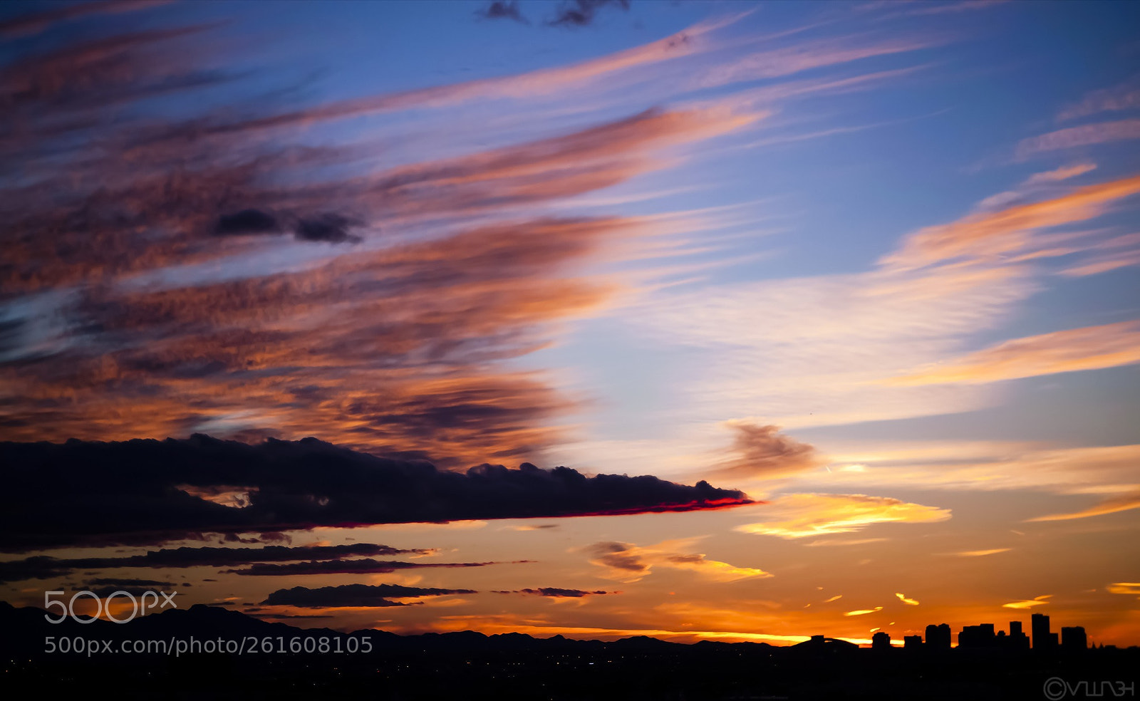 Canon EOS 5D Mark II sample photo. Sunset in phoenix, az photography