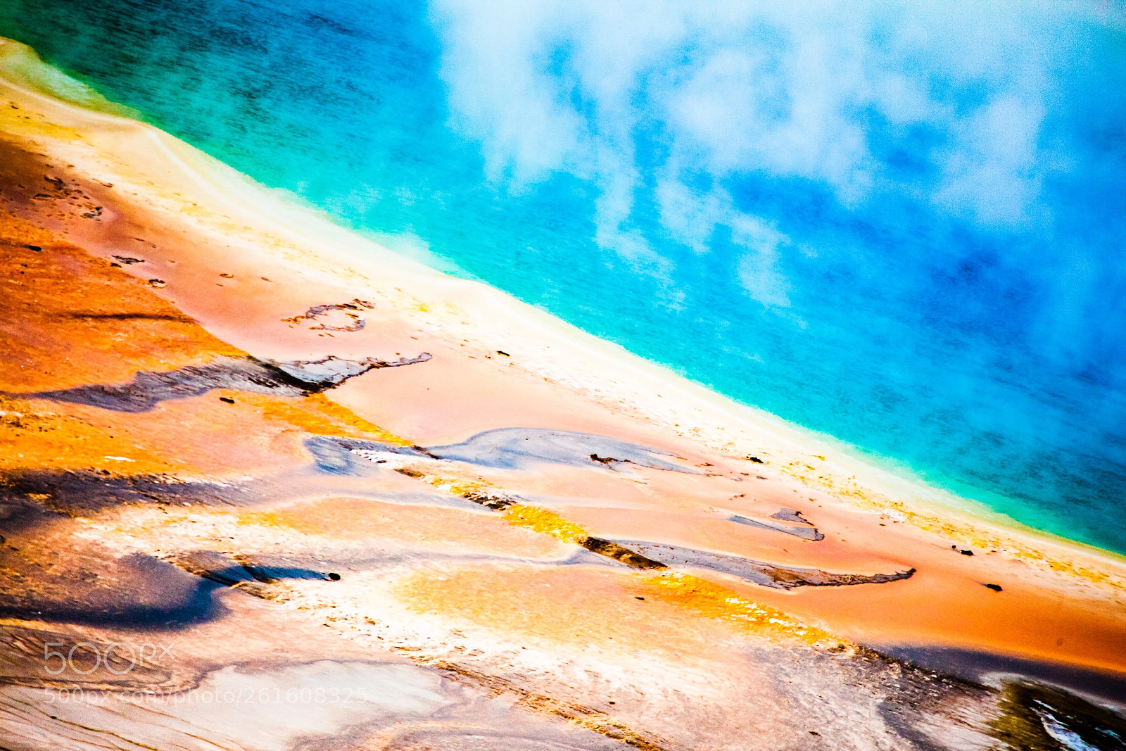 Canon EOS 5D Mark II sample photo. Grand prismatic, yellowstone national photography