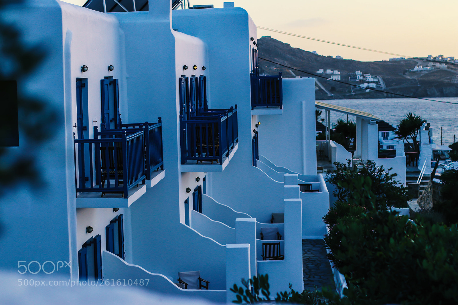 Canon EOS 80D sample photo. Mykonos balcony view photography