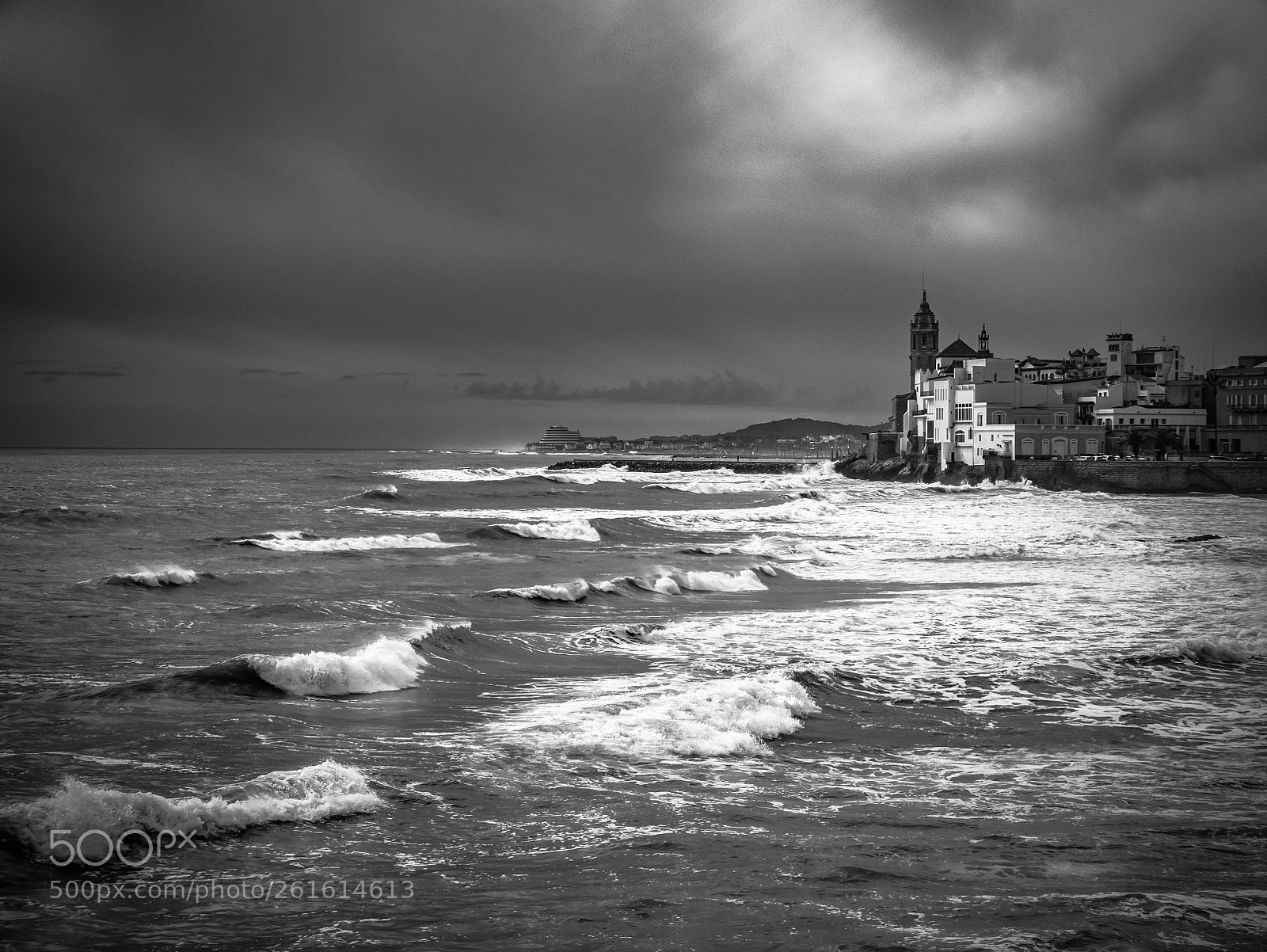 Panasonic Lumix DMC-LX100 sample photo. Sitges storm photography