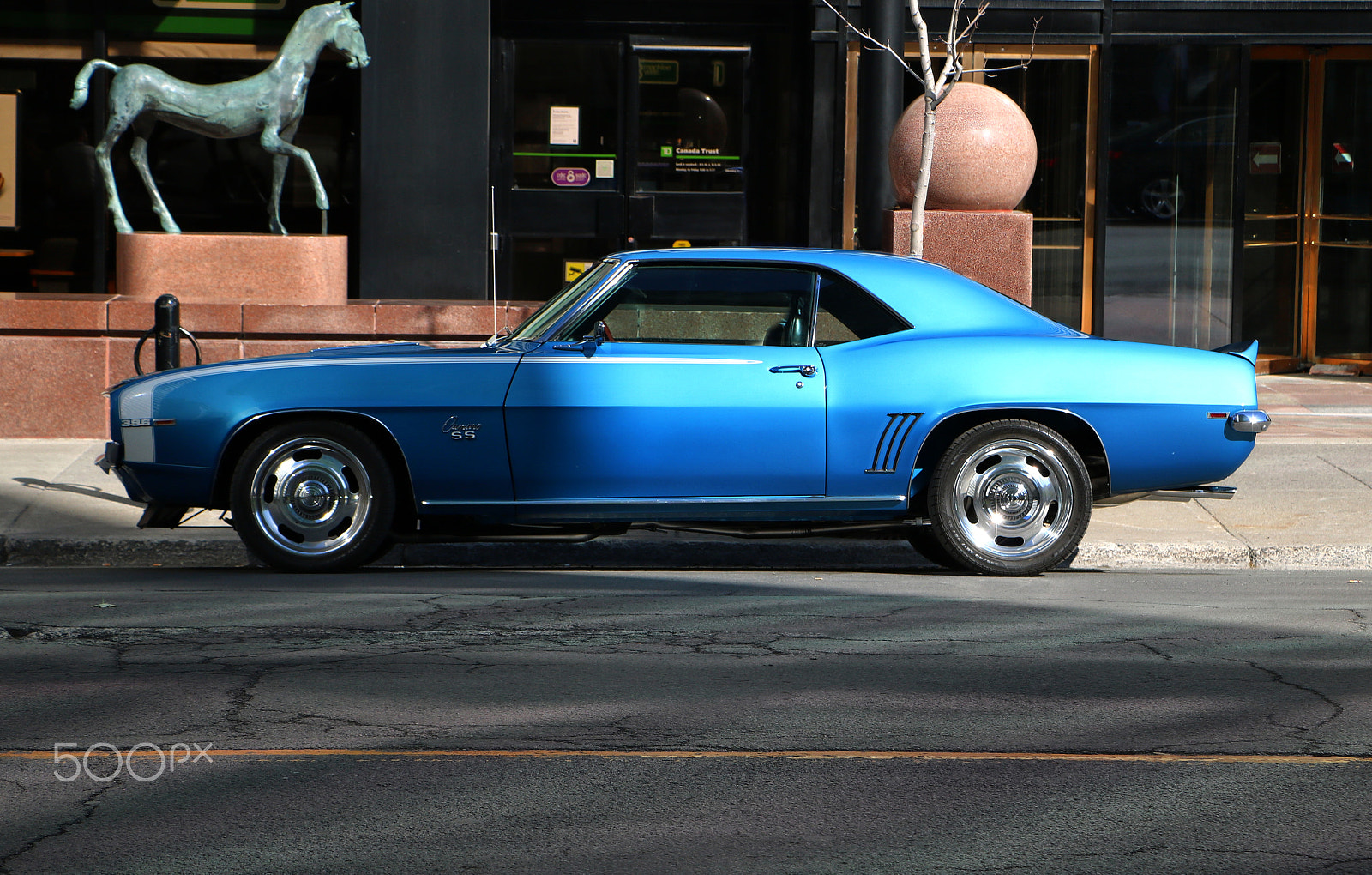 Canon EOS 760D (EOS Rebel T6s / EOS 8000D) sample photo. Blue camaro photography