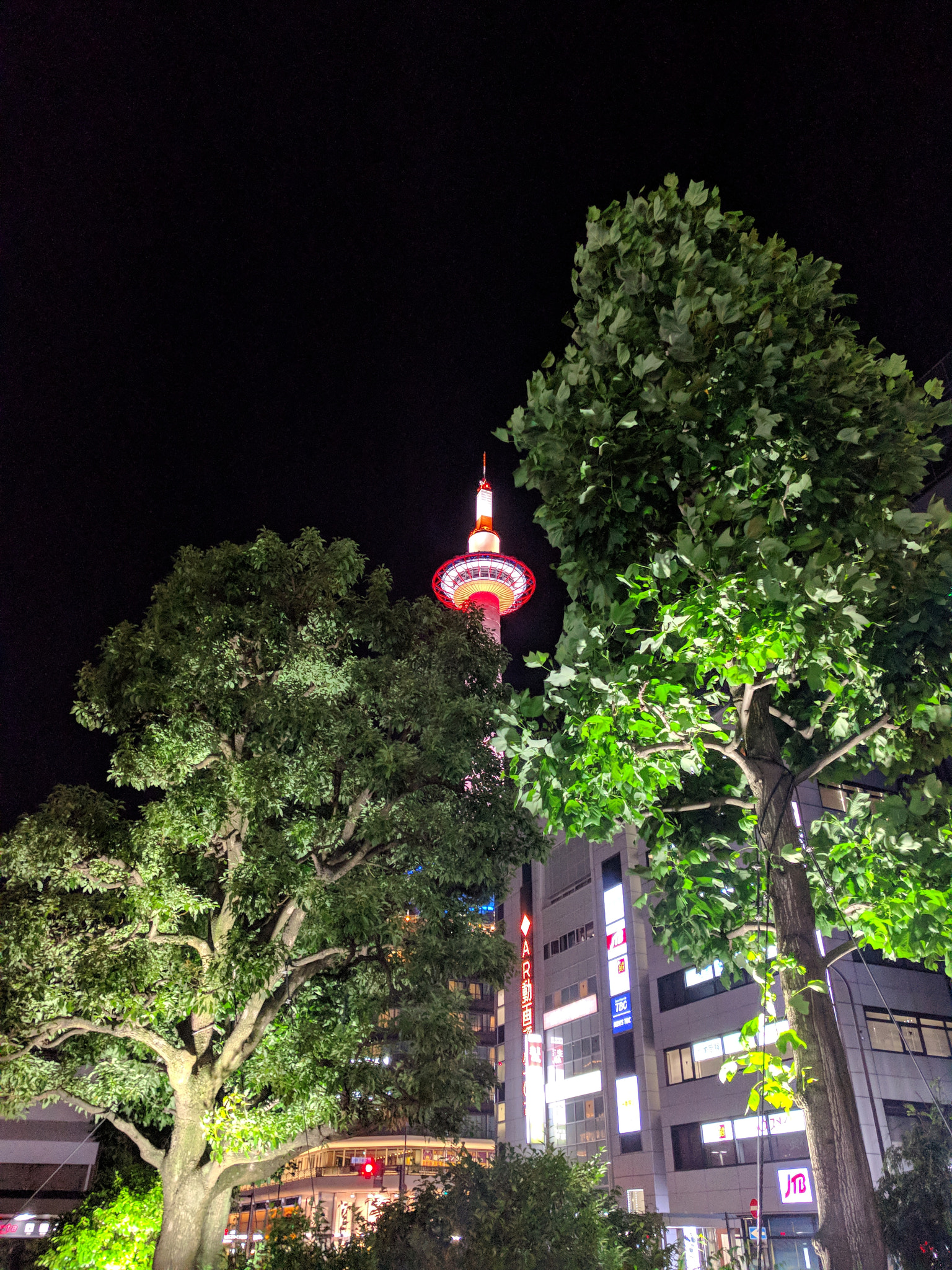 Google Nexus 6P sample photo. Kyoto tower photography