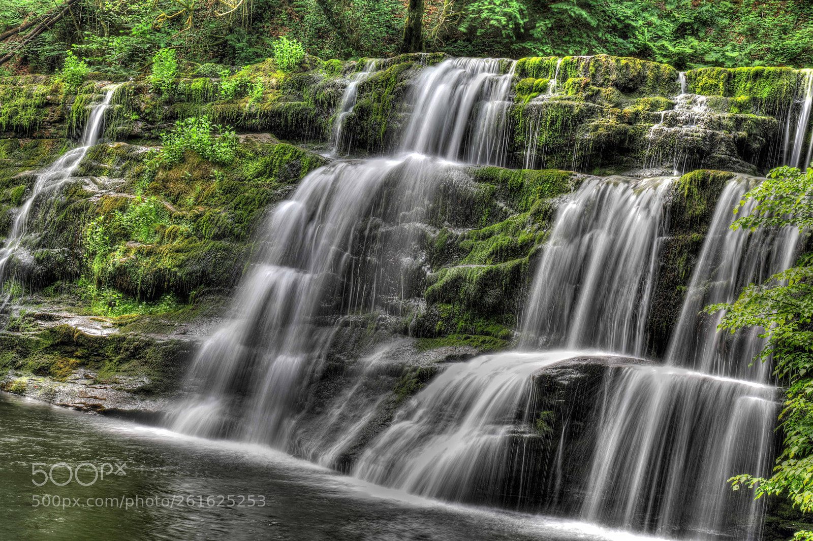 Canon EOS 5D Mark IV sample photo. Waterfall country, wales, u.k photography