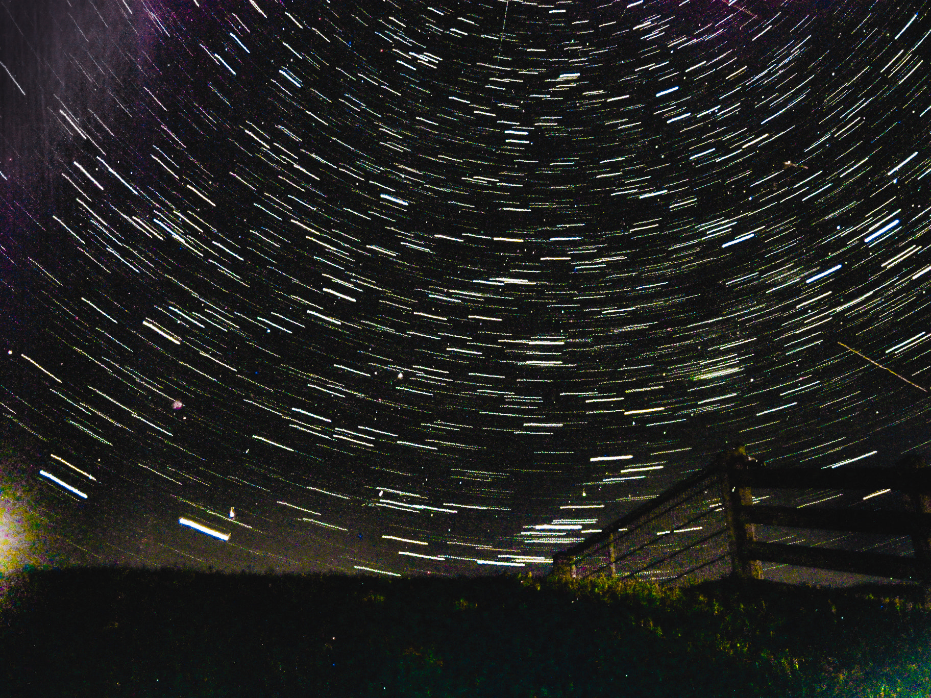 Canon PowerShot A800 sample photo. Star trails dyke photography