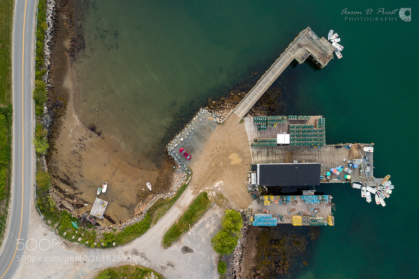DJI FC6310 sample photo. Maine fair trade lobster photography