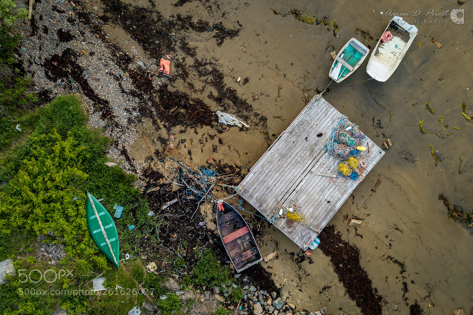 DJI FC6310 sample photo. Boats and wharf photography