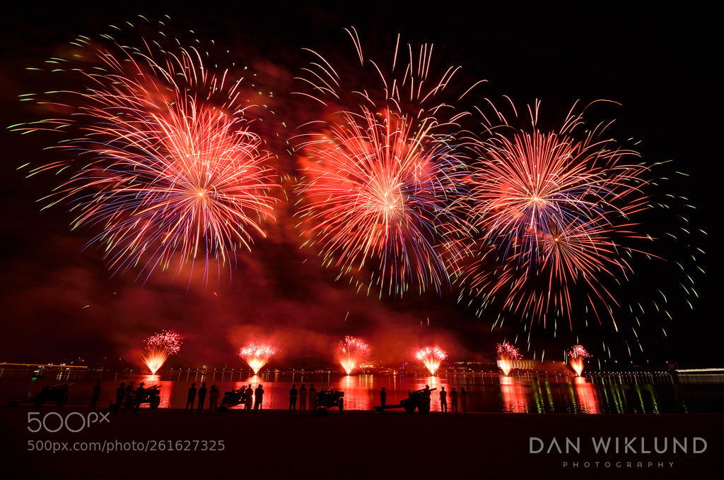 Nikon D800 sample photo. Fireworks over canberra photography