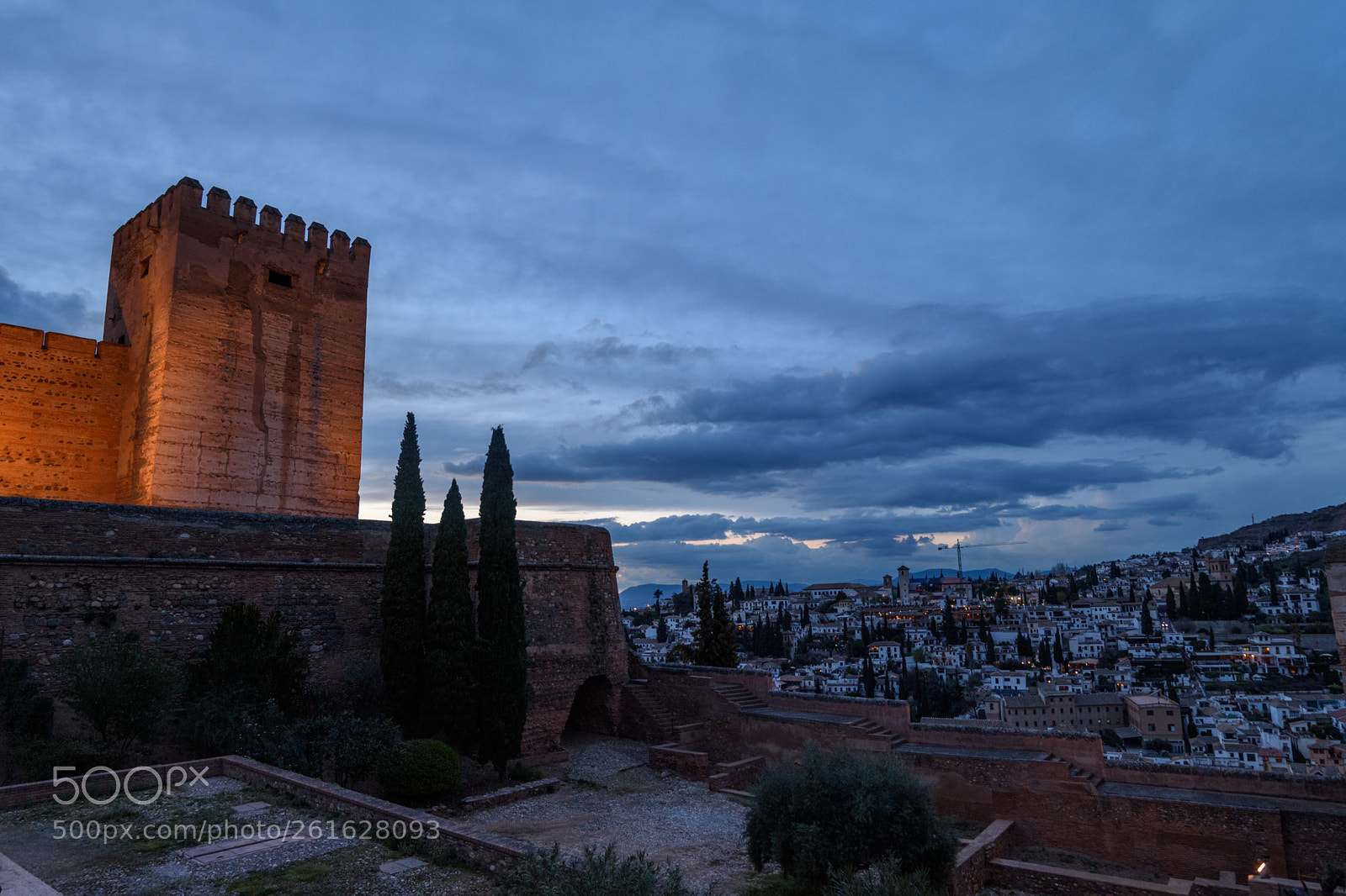 Nikon D7200 sample photo. The alhambra at sunset photography