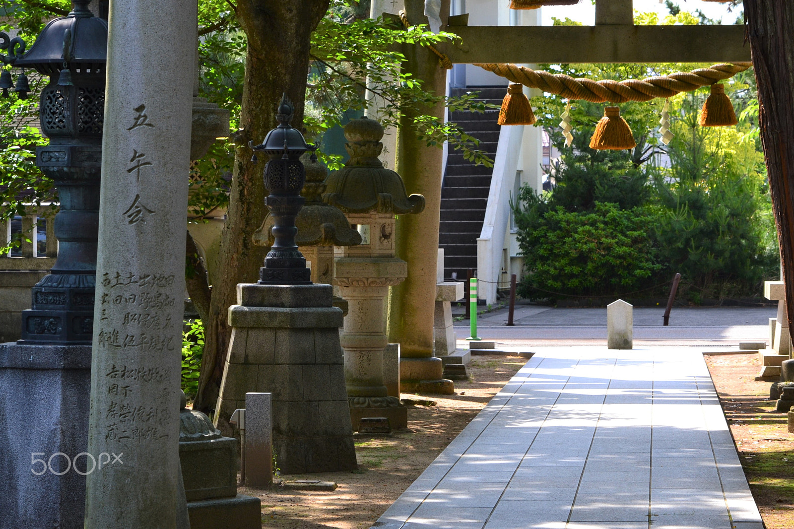 Nikon D3100 sample photo. Temple in komatsu-shi photography