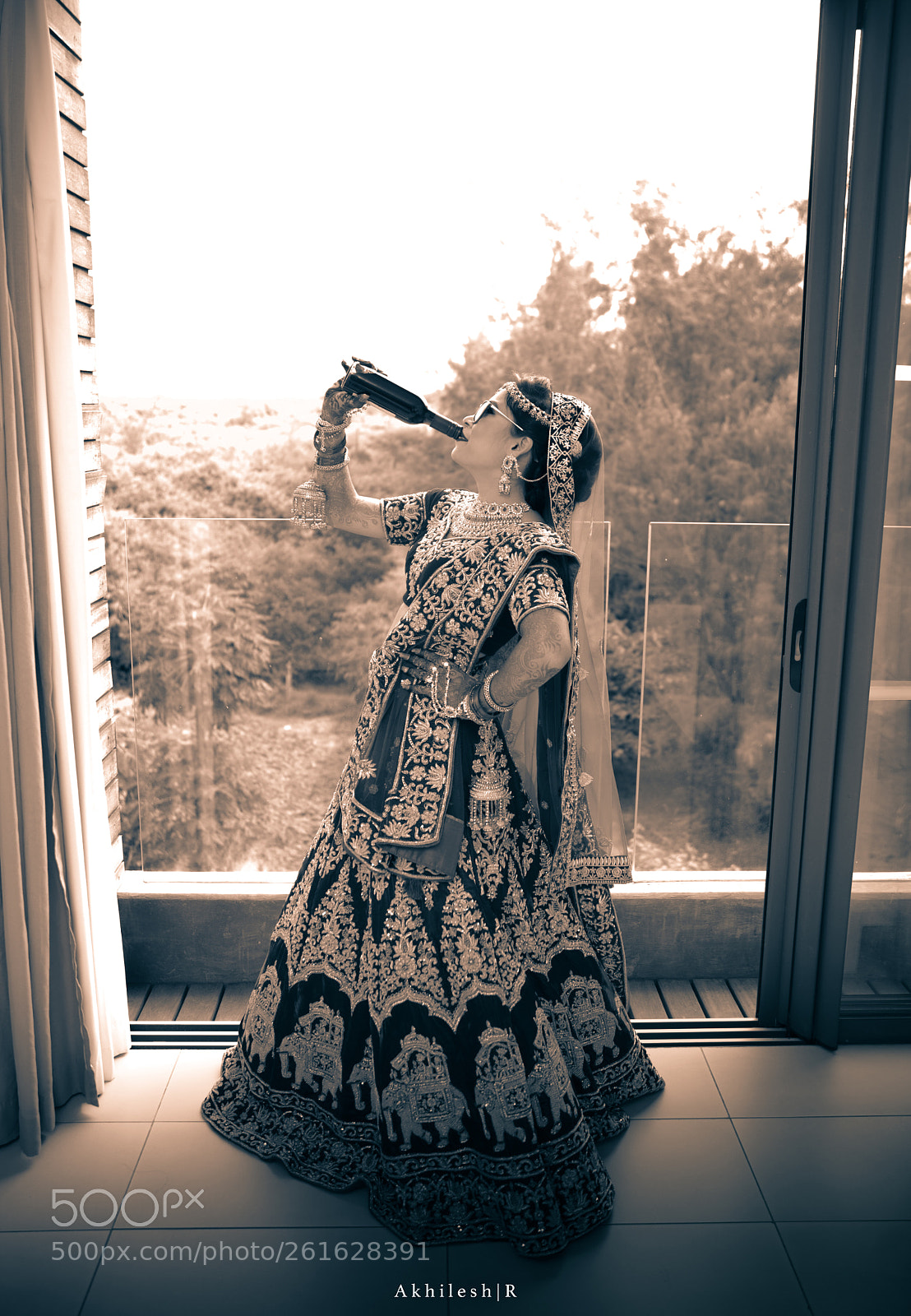 Nikon D610 sample photo. Anu on her wedding photography