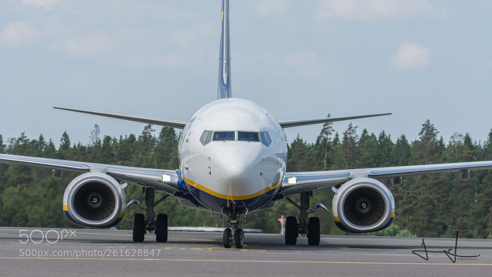 Nikon D7100 sample photo. Boeing ryanair (ei gjg) photography