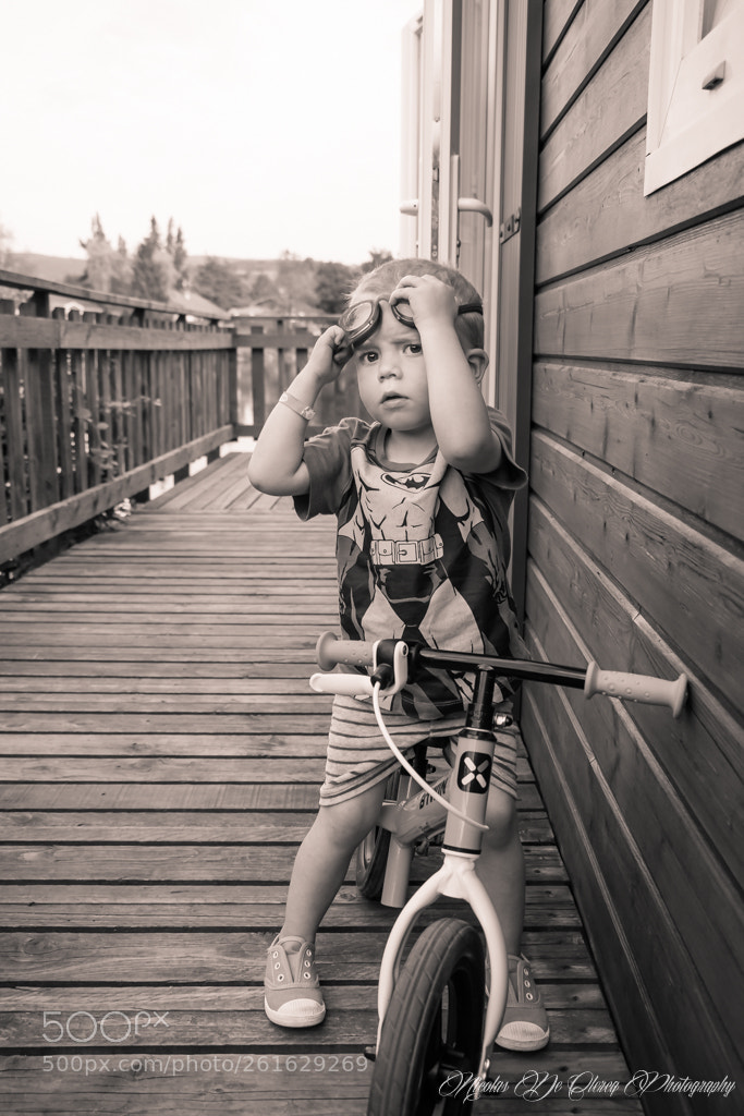 Canon EOS 70D sample photo. Little biker photography