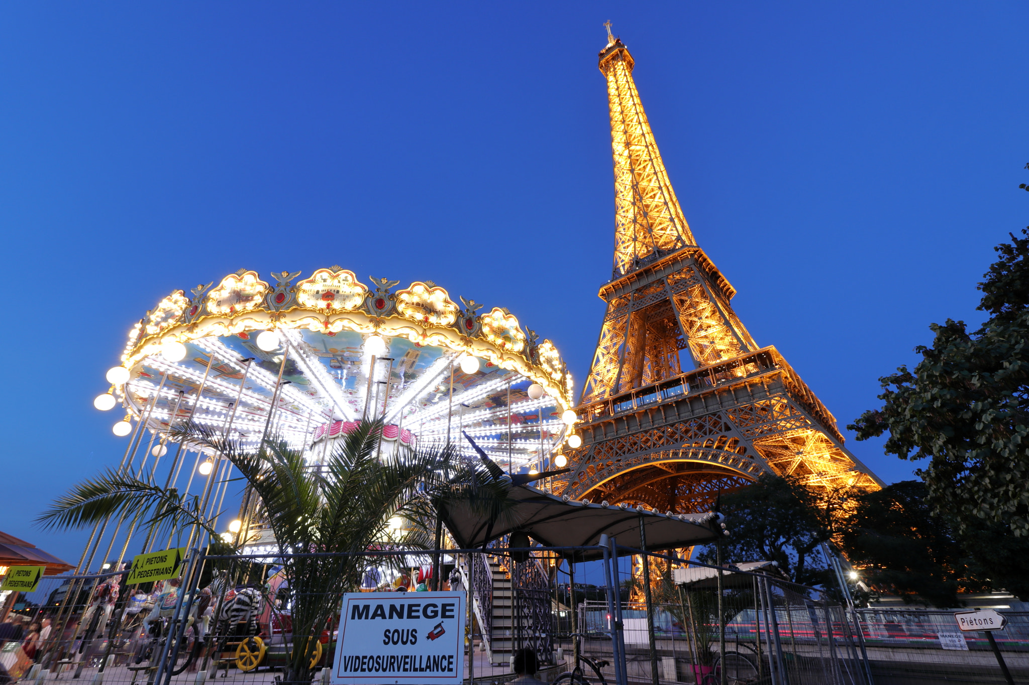 Canon EOS 77D (EOS 9000D / EOS 770D) sample photo. Carousel by the eiffel tower photography