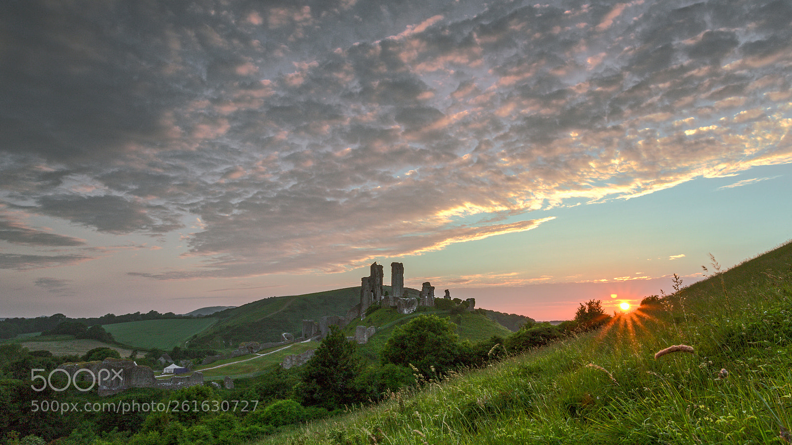 Canon EOS 6D sample photo. Corfe sunset photography