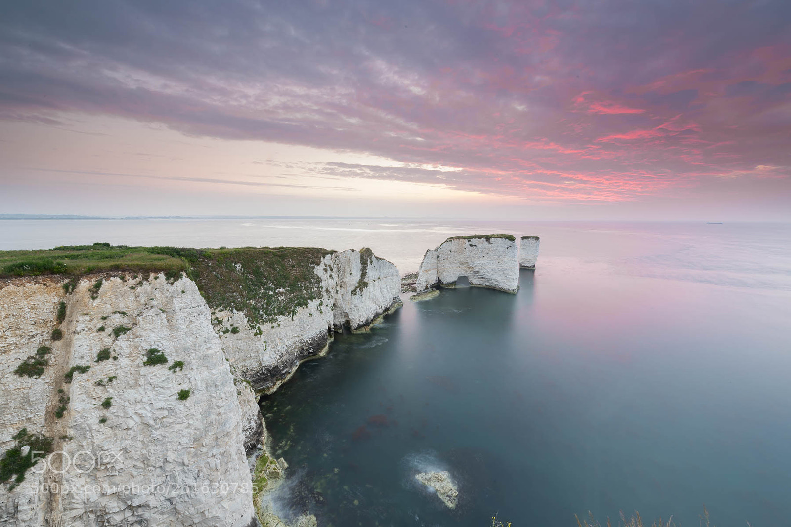 Nikon D5 sample photo. Old harry rock sunrise photography