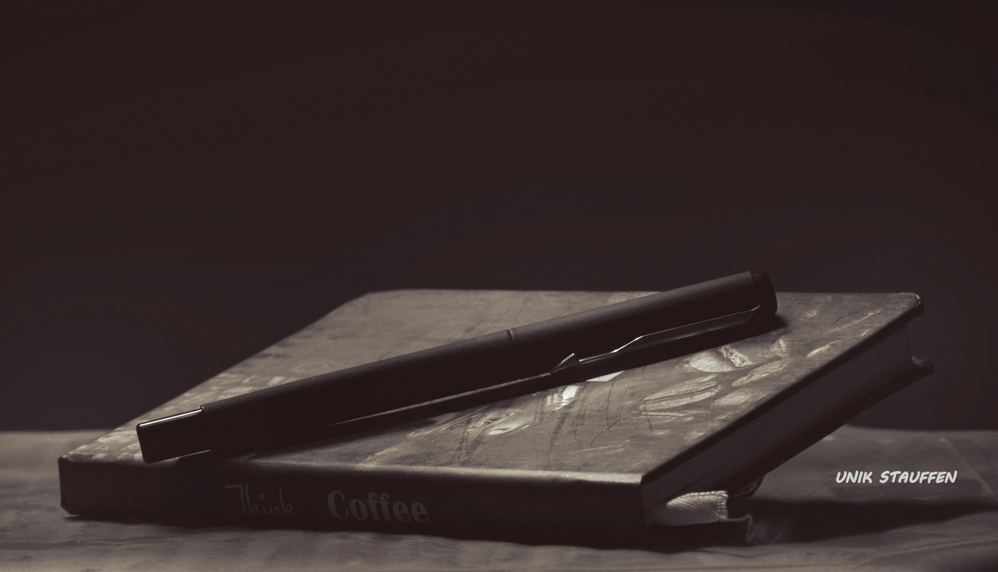 Diary and pen