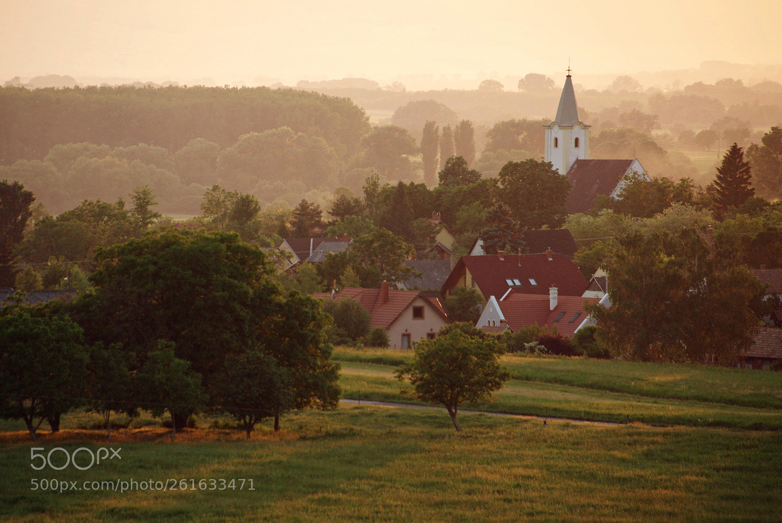 Pentax K-3 sample photo. Village in sunset photography