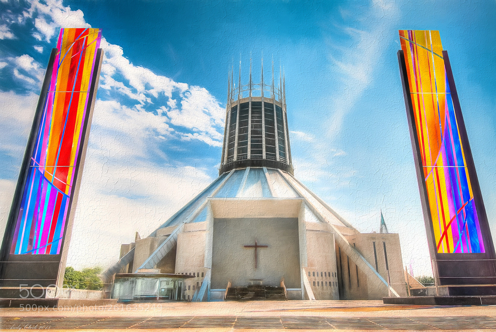 Nikon D300 sample photo. Liverpool cathedral (rc) photography