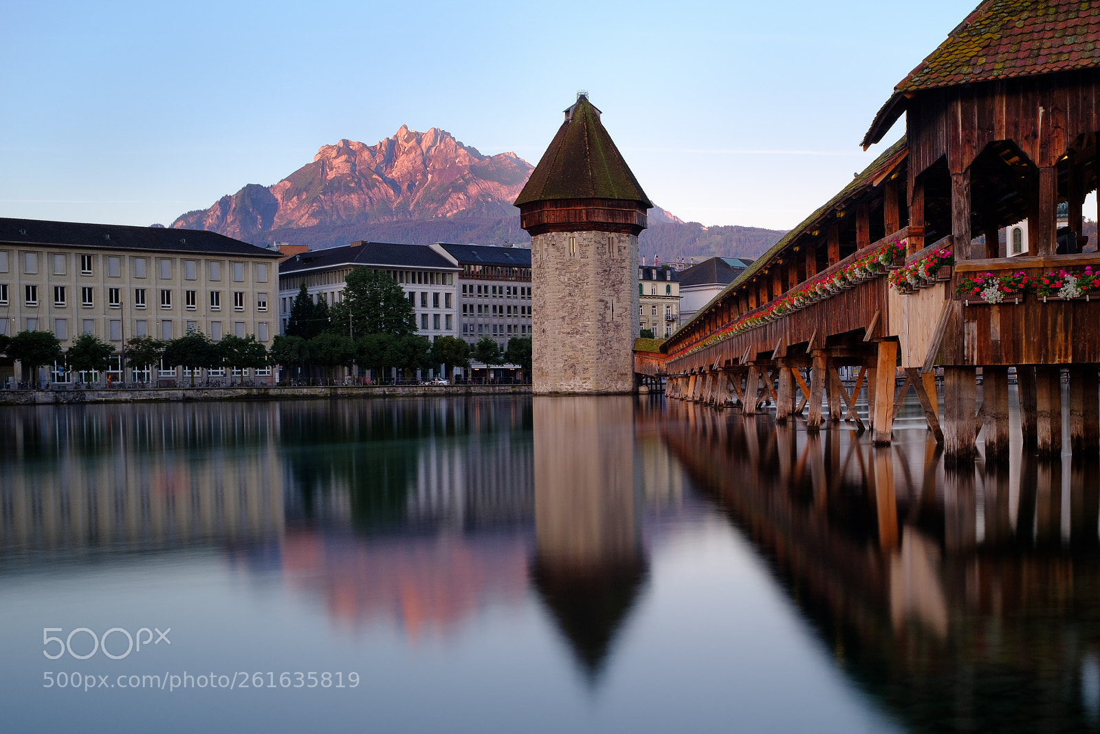 Fujifilm X100F sample photo. Kapellbrücke und pilatus photography