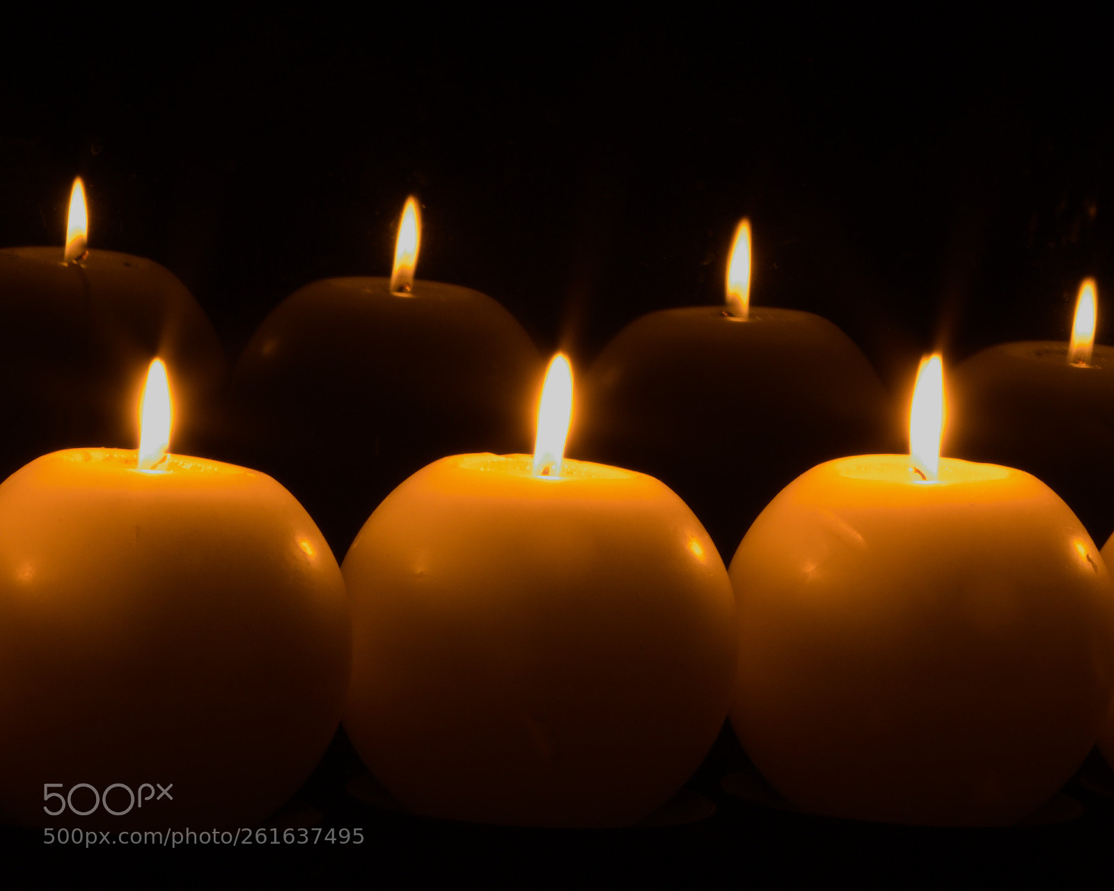 Canon EOS 60D + Canon EF 24-105mm F4L IS USM sample photo. Reflectinons of candles photography