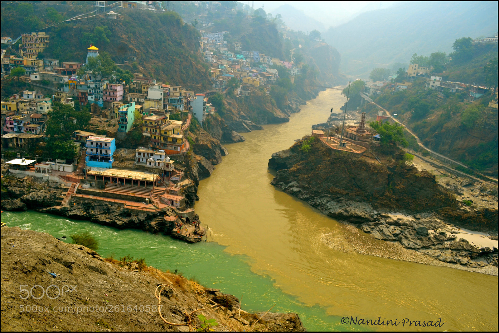 Nikon D3100 sample photo. Devprayag where river ganga photography