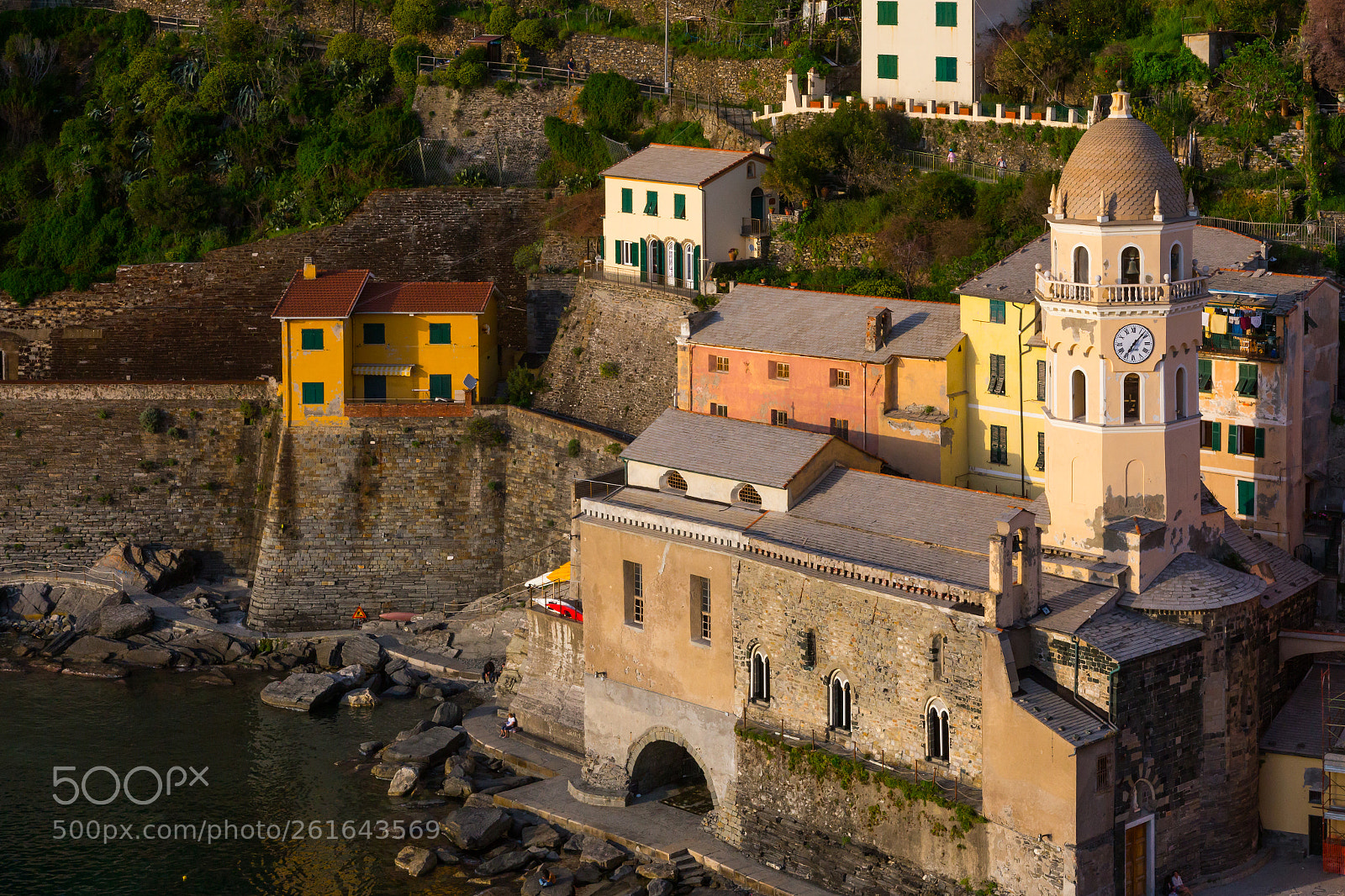 Canon EOS 6D sample photo. Vernazza's old church photography