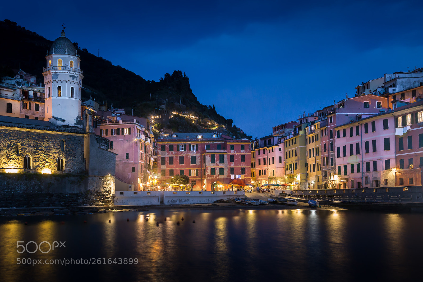 Canon EOS 6D sample photo. Blue hour on vernazza photography