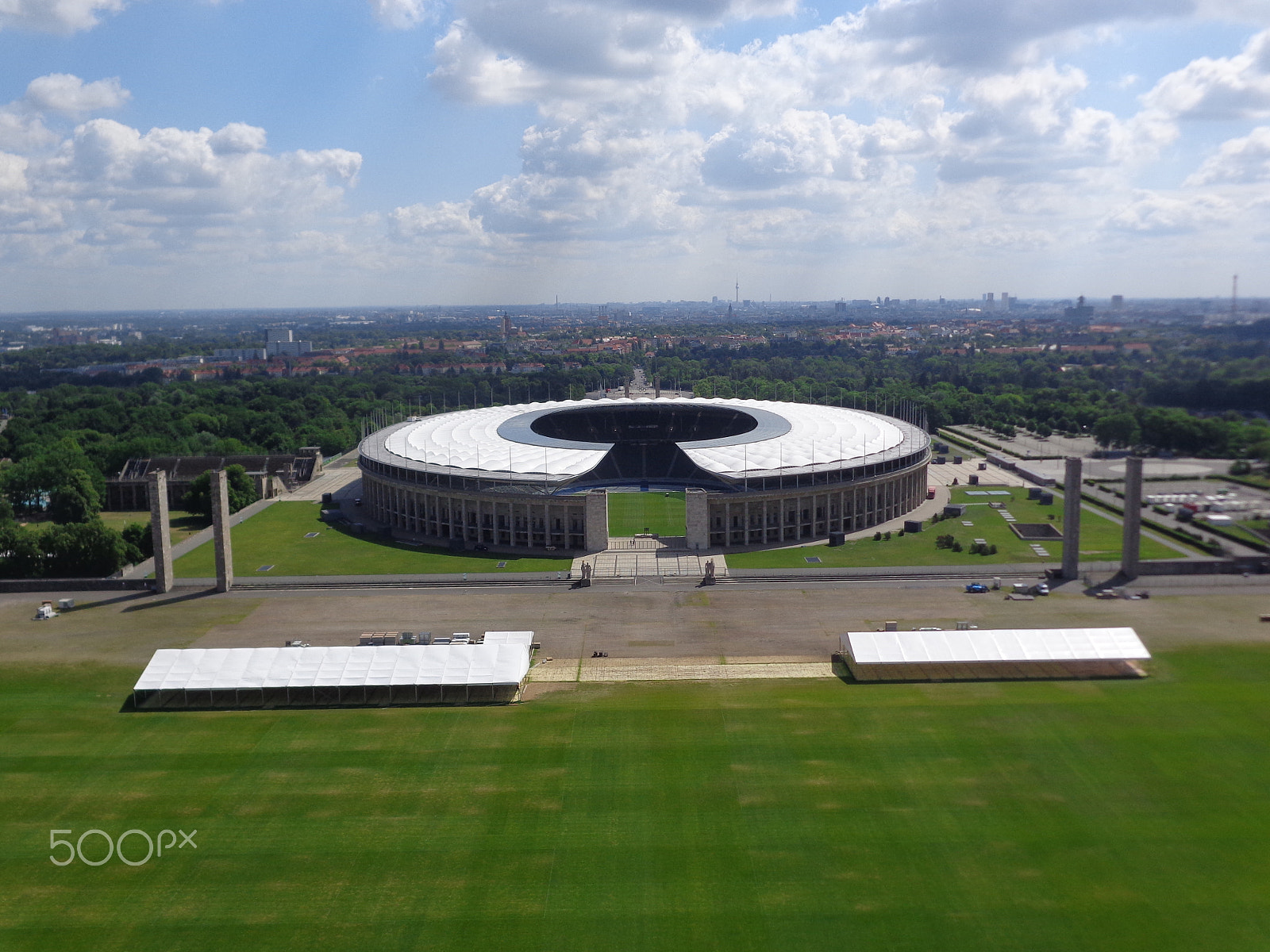 Sony Cyber-shot DSC-W730 sample photo. Olympiastadion photography