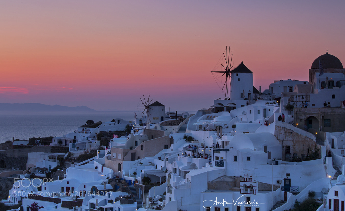 Canon EOS 6D sample photo. Oia sunset photography