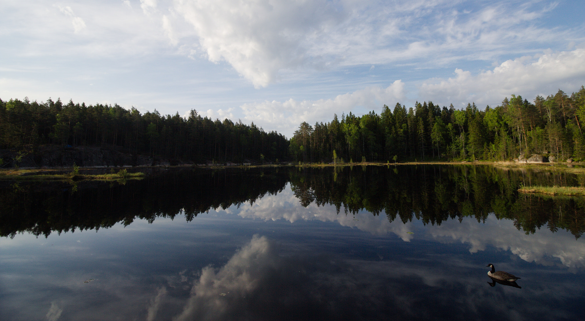 Canon EF-S 10-18mm F4.5–5.6 IS STM sample photo. A lake in nuuksio photography
