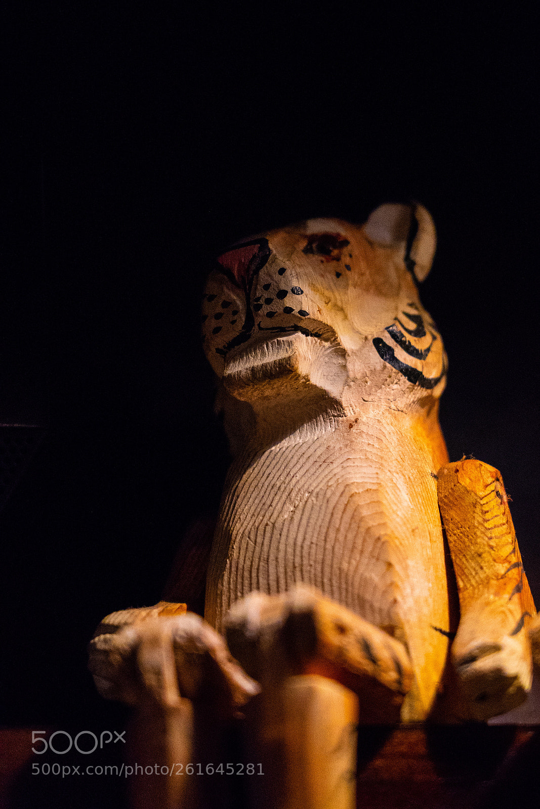 Sony a7 III sample photo. Tiger wood statue. photography