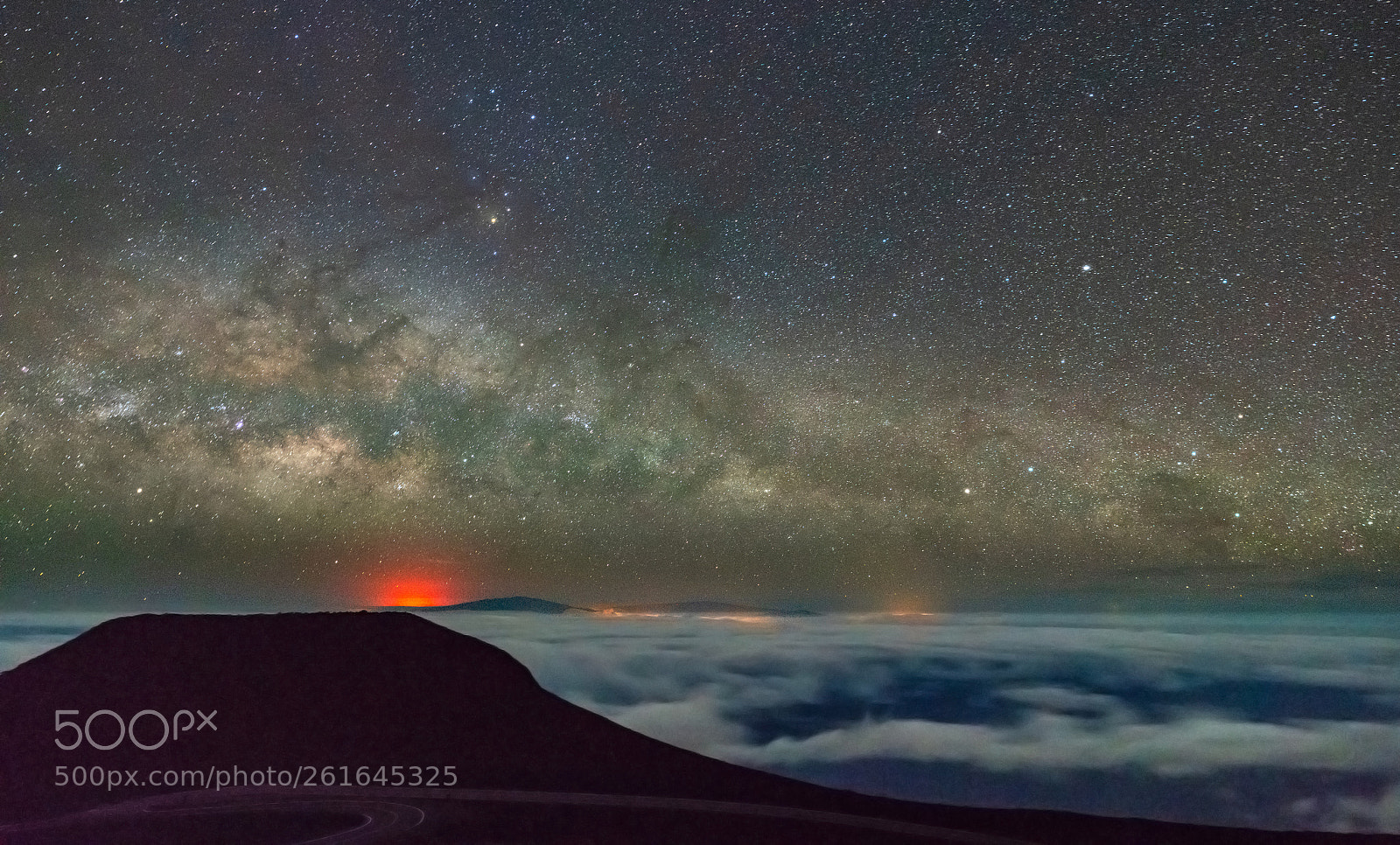 Sony a7R III sample photo. A milky way volcano photography